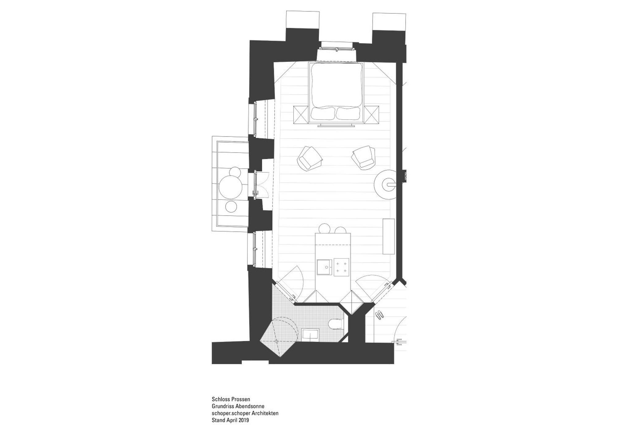 Schloss Prossen 巴特尚道 客房 照片