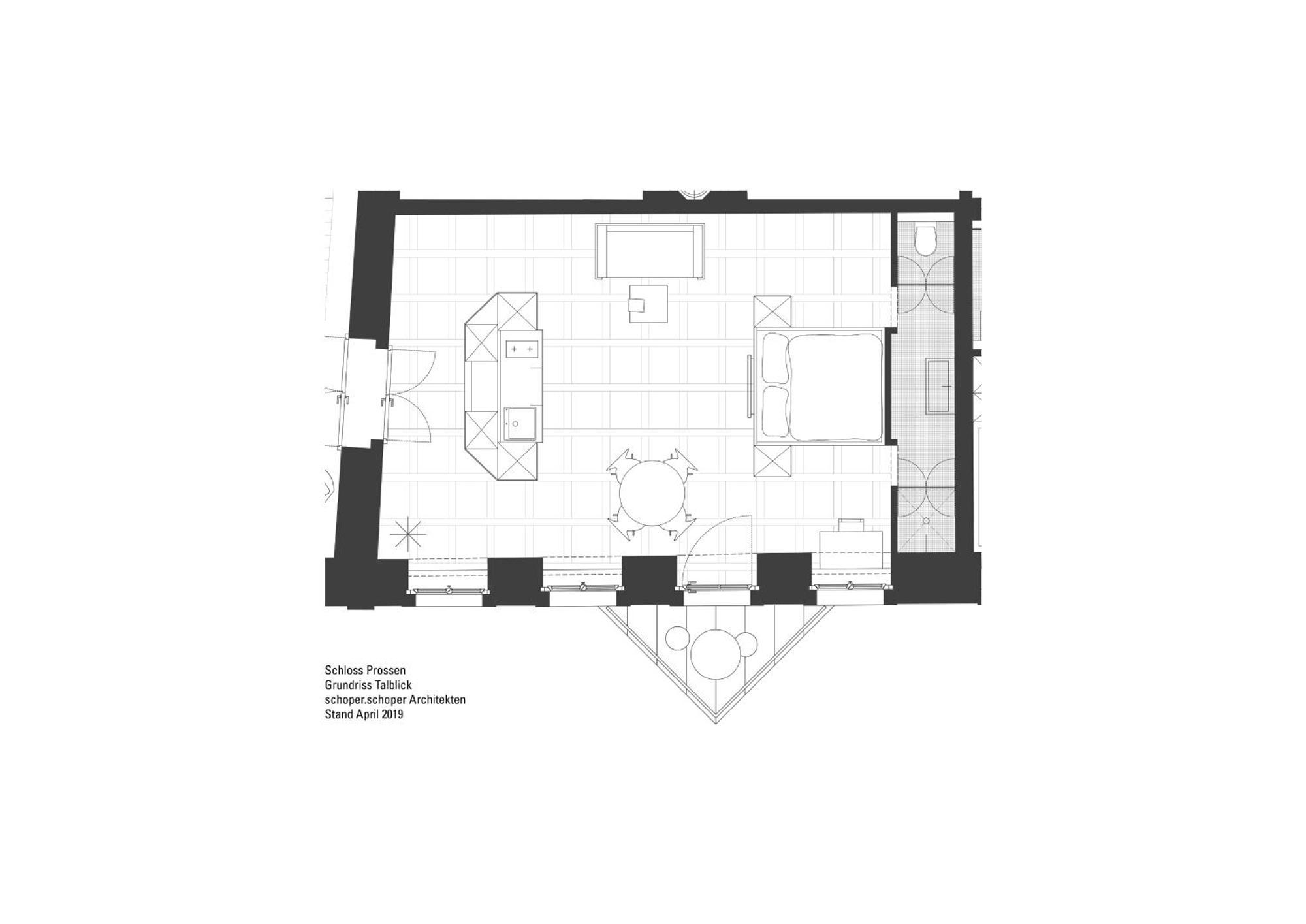 Schloss Prossen 巴特尚道 客房 照片