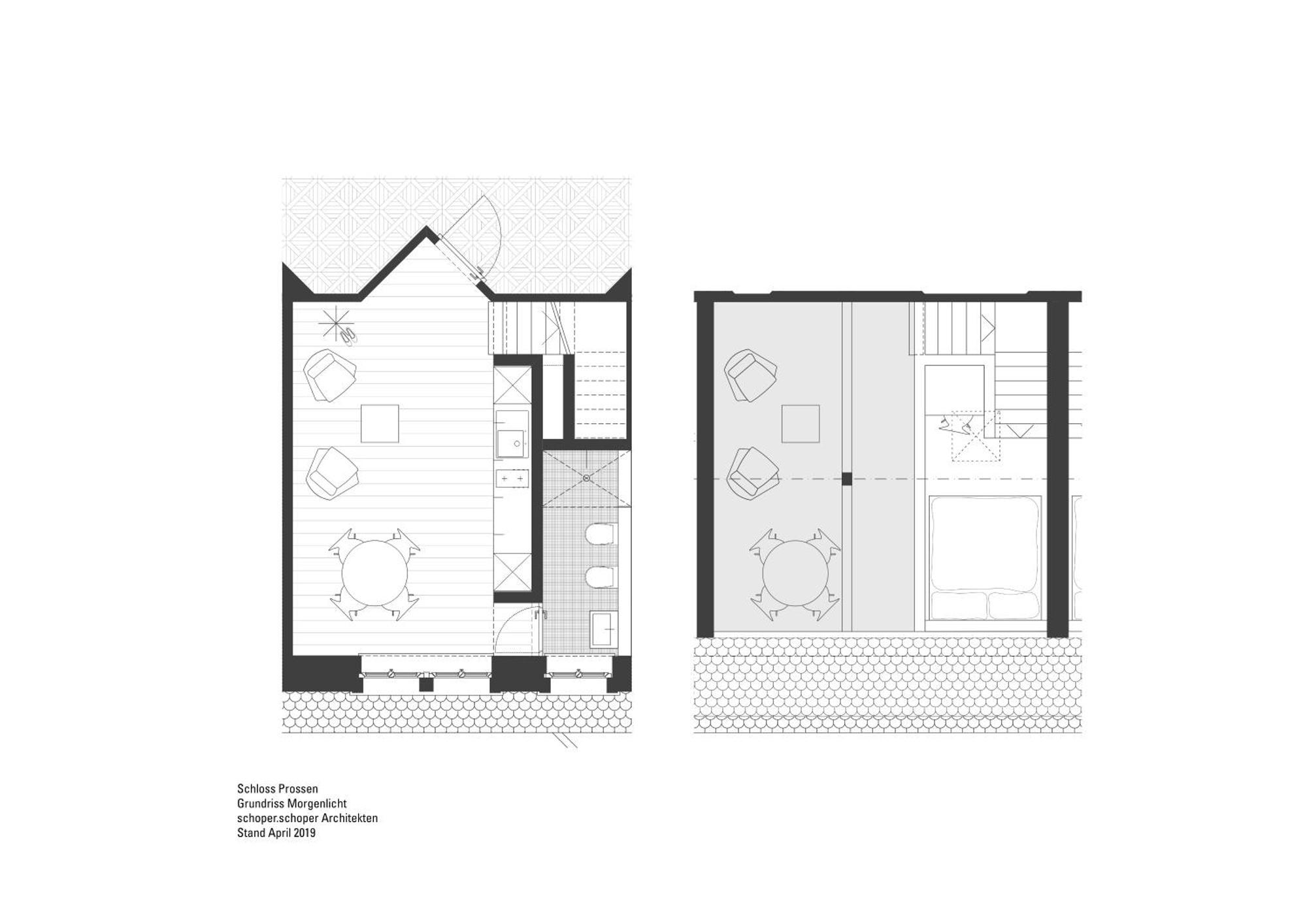 Schloss Prossen 巴特尚道 客房 照片