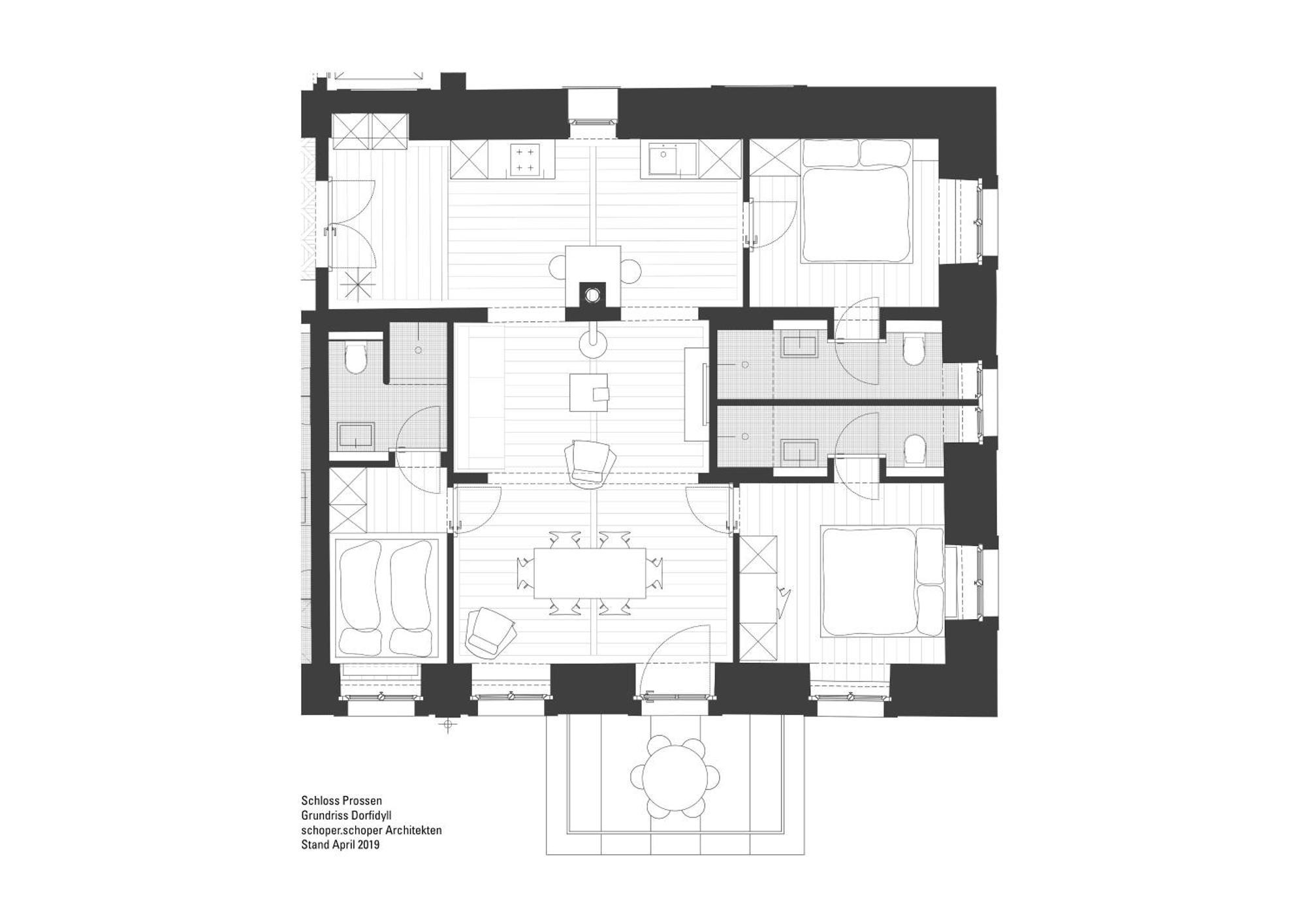 Schloss Prossen 巴特尚道 客房 照片
