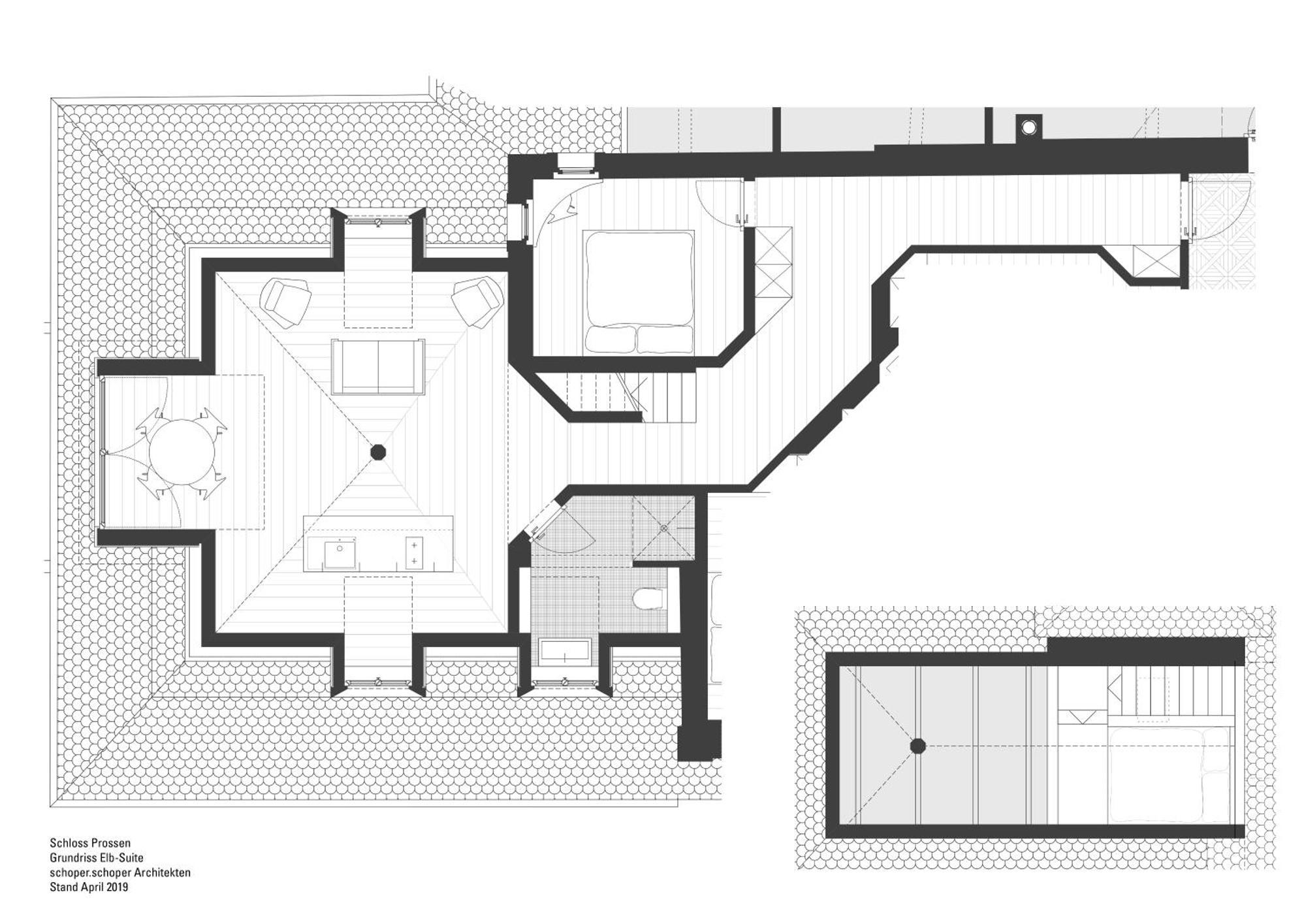 Schloss Prossen 巴特尚道 客房 照片