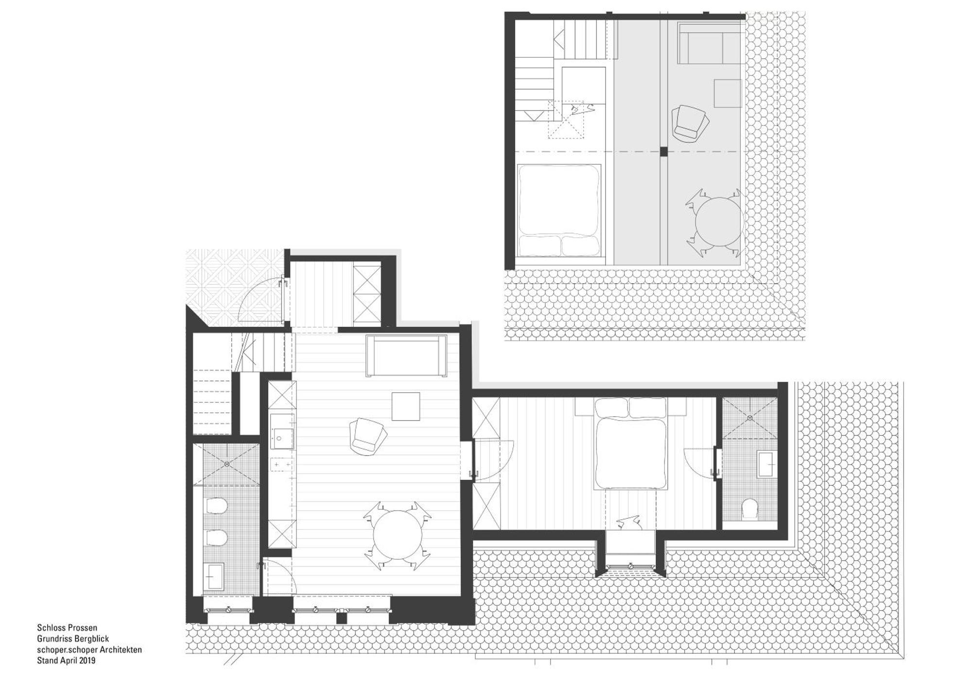 Schloss Prossen 巴特尚道 客房 照片